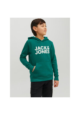 Jack&Jones Junior Суитшърт 12152841 Зелен Regular Fit - Pepit.bg