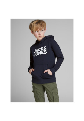 Jack&Jones Junior Суитшърт 12152841 Тъмносин Regular Fit - Pepit.bg