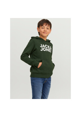 Jack&Jones Junior Суитшърт 12152841 Зелен Regular Fit - Pepit.bg