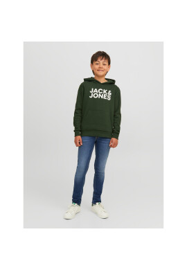 Jack&Jones Junior Суитшърт 12152841 Зелен Regular Fit - Pepit.bg