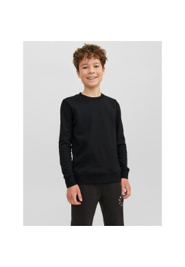 Jack&Jones Junior Суитшърт 12182520 Черен Regular Fit - Pepit.bg