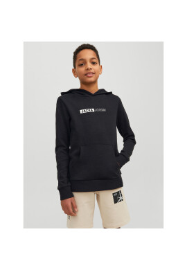 Jack&Jones Junior Суитшърт 12225210 Черен Regular Fit - Pepit.bg