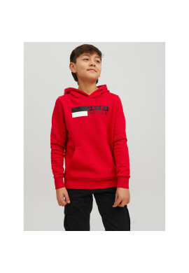 Jack&Jones Junior Суитшърт 12231372 Червен Regular Fit - Pepit.bg