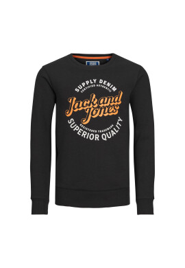 Jack&Jones Junior Суитшърт 12237110 Черен Regular Fit - Pepit.bg