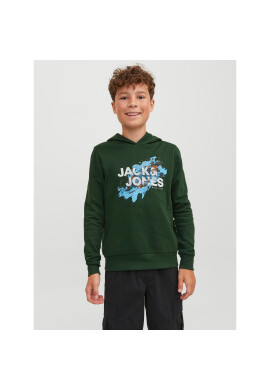 Jack&Jones Junior Суитшърт 12237210 Зелен Regular Fit - Pepit.bg