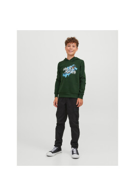 Jack&Jones Junior Суитшърт 12237210 Зелен Regular Fit - Pepit.bg