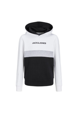 Jack&Jones Junior Суитшърт 12237402 Бял Regular Fit - Pepit.bg