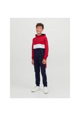 Jack&Jones Junior Суитшърт 12237402 Червен Regular Fit - Pepit.bg