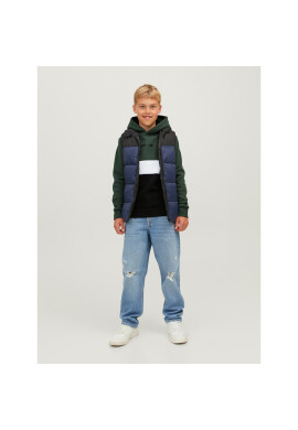 Jack&Jones Junior Суитшърт 12237402 Зелен Regular Fit - Pepit.bg