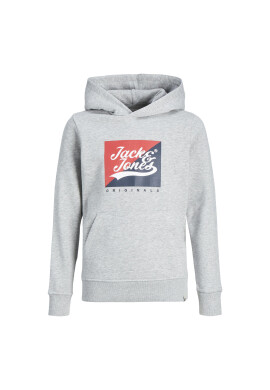 Jack&Jones Junior Суитшърт Becks 12220996 Сив Regular Fit - Pepit.bg