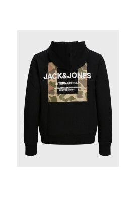 Jack&Jones Junior Суитшърт Camo 12216932 Черен Regular Fit - Pepit.bg