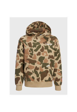 Jack&Jones Junior Суитшърт Camo 12216932 Каки Regular Fit - Pepit.bg