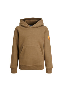 Jack&Jones Junior Суитшърт Classic Waffle 12216964 Кафяв Regular Fit - Pepit.bg