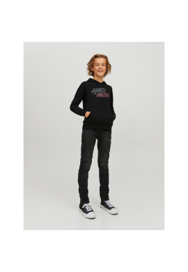 Jack&Jones Junior Суитшърт Friday 12219582 Черен Regular Fit - Pepit.bg