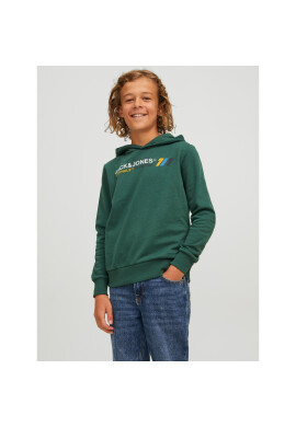 Jack&Jones Junior Суитшърт Nate 12216911 Зелен Regular Fit - Pepit.bg