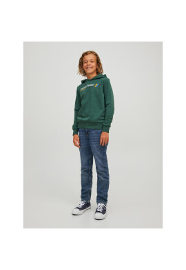 Jack&Jones Junior Суитшърт Nate 12216911 Зелен Regular Fit - Pepit.bg
