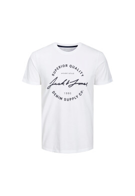 Jack&Jones Junior Тишърт 12224227 Бял Regular Fit - Pepit.bg