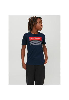 Jack&Jones Junior Тишърт 12224231 Тъмносин Regular Fit - Pepit.bg