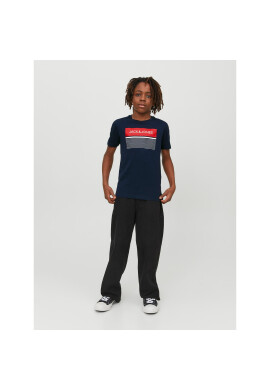 Jack&Jones Junior Тишърт 12224231 Тъмносин Regular Fit - Pepit.bg