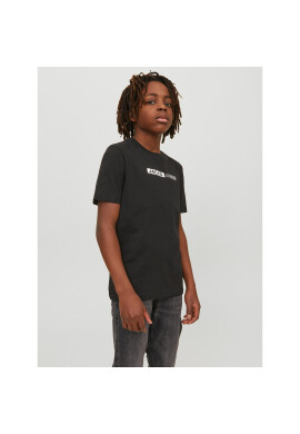 Jack&Jones Junior Тишърт 12225316 Черен Regular Fit - Pepit.bg