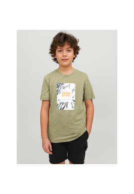 Jack&Jones Junior Тишърт 12230796 Зелен Standard Fit - Pepit.bg
