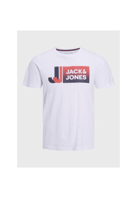Jack&Jones Junior Тишърт 12230828 Бял Standard Fit - Pepit.bg