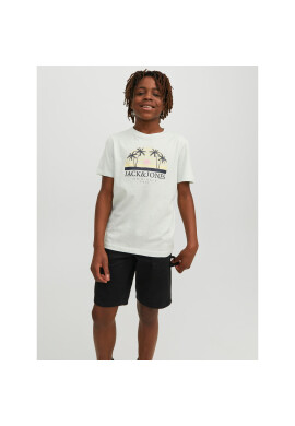 Jack&Jones Junior Тишърт 12235491 Бял Standard Fit - Pepit.bg