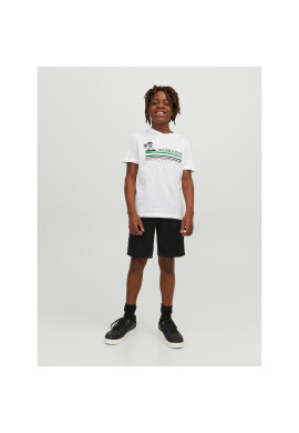 Jack&Jones Junior Тишърт 12235491 Бял Standard Fit - Pepit.bg