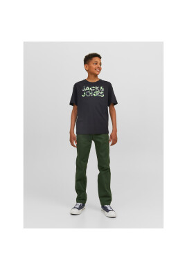 Jack&Jones Junior Тишърт 12237106 Черен Loose Fit - Pepit.bg