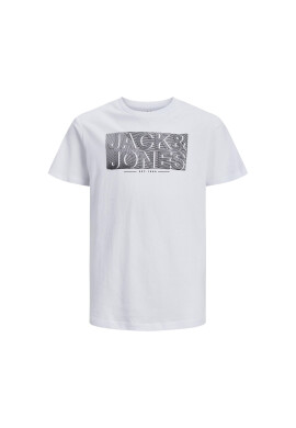 Jack&Jones Junior Тишърт 12237109 Бял Regular Fit - Pepit.bg