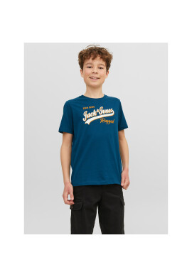 Jack&Jones Junior Тишърт 12237367 Син Regular Fit - Pepit.bg