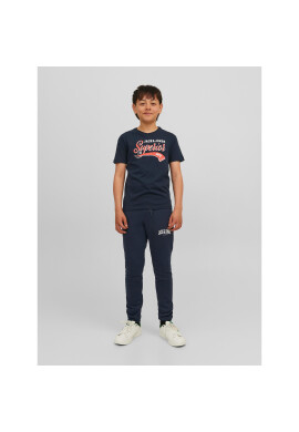 Jack&Jones Junior Тишърт 12237367 Тъмносин Regular Fit - Pepit.bg