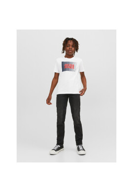 Jack&Jones Junior Тишърт 12237411 Бял Regular Fit - Pepit.bg