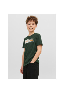 Jack&Jones Junior Тишърт 12237411 Зелен Regular Fit - Pepit.bg