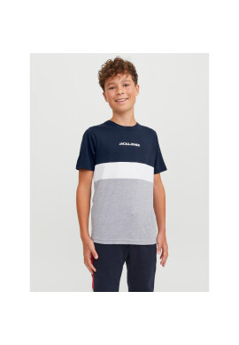 Jack&Jones Junior Тишърт 12237430 Тъмносин Regular Fit - Pepit.bg