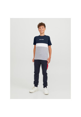 Jack&Jones Junior Тишърт 12237430 Тъмносин Regular Fit - Pepit.bg