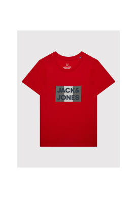 Jack&Jones Junior Тишърт Corp Logo 12152730 Червен Regular Fit - Pepit.bg