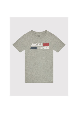Jack&Jones Junior Тишърт Corp Logo 12152730 Сив Regular Fit - Pepit.bg
