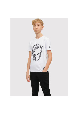 Jack&Jones Junior Тишърт MARVEL Kanda 12217772 Бял Regular Fit - Pepit.bg