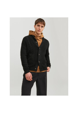 Jack&Jones Кардиган 12236318 Черен Regular Fit - Pepit.bg