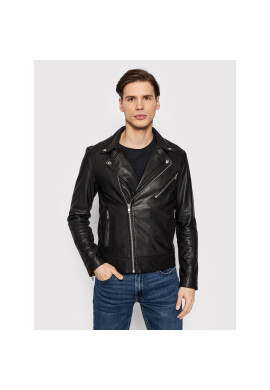 Jack&Jones PREMIUM Кожено яке Packo 12203331 Черен Regular Fit - Pepit.bg