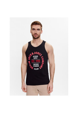 Jack&Jones Мъжки топ 12222337 Черен Regular Fit - Pepit.bg