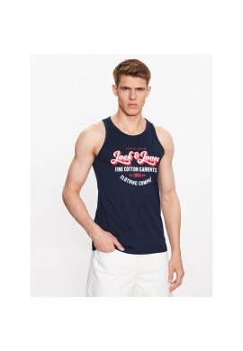 Jack&Jones Мъжки топ 12222337 Тъмносин Regular Fit - Pepit.bg