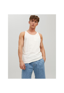 Jack&Jones Мъжки топ Crayon 12232071 Бял Regular Fit - Pepit.bg