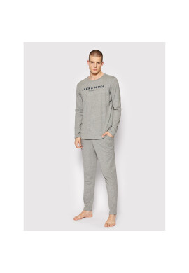 Jack&Jones Пижама Aras 12207444 Сив Regular Fit - Pepit.bg