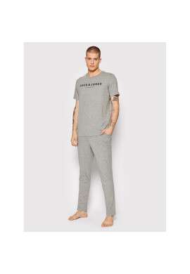 Jack&Jones Пижама Aras 12207445 Сив Regular Fit - Pepit.bg