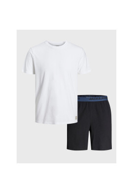 Jack&Jones Пижама Basic 12221863 Бял Regular Fit - Pepit.bg