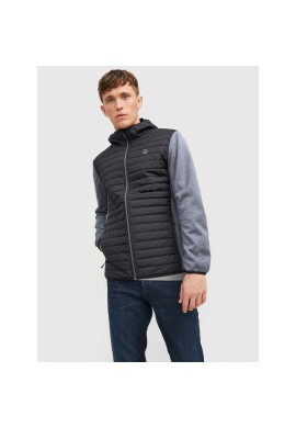 Jack&Jones Преходно яке Multi Quilted 12182242 Черен Regular Fit - Pepit.bg