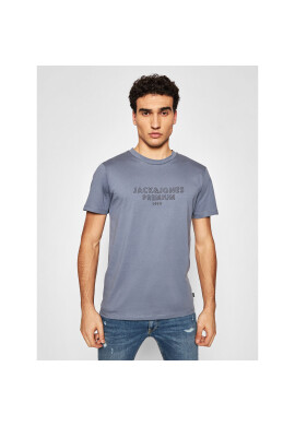 Jack&Jones PREMIUM Тишърт Blaedgar 12187986 Сив Regular Fit - Pepit.bg
