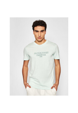 Jack&Jones PREMIUM Тишърт Blaedgar 12187986 Зелен Regular Fit - Pepit.bg